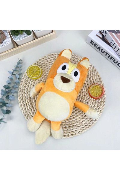 Choice orange 28cm Kawaii Anime Bluey Family Bingo Dog Music Figure Plush Toys Stuffed Animals Toy For Chil