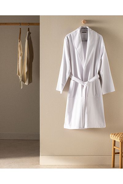 Madame Coco Halat de baie unisex Eleta Şalyaka 100% bumbac - alb