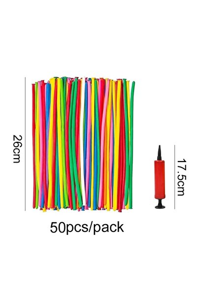 Choice بالونات أخرى 50 قطعة 100 قطعة شريط طويل حلزوني ملون من اللاتكس لحفلات ...