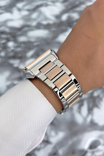 Ferrucci Functions Active Steel Strap Men's Wristwatch Rose-silver Zmfer069