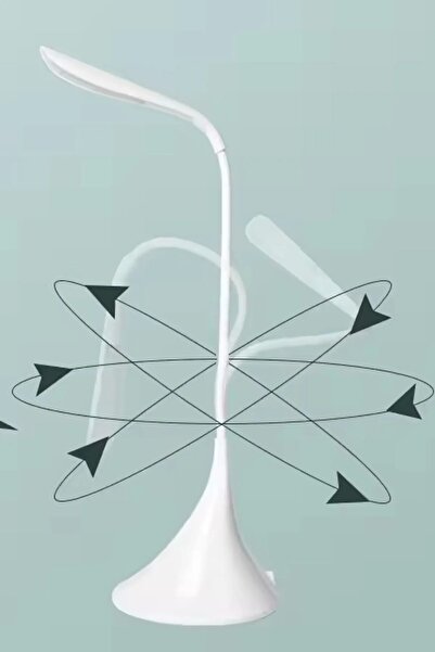 Ecuy Dokunmatik Masa Lambası - Akrobatik Kitap Okuma & Ders Çalışma Lambası, Pilli Ve Kablolu Kullanım