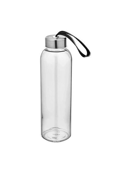 Kitchen Way Drawstring Glass 360ml Flask Series with Metal Lid