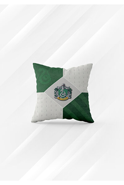 Viadela Husă de pernă tematică Harry Potter Slytherin - 40x40 cm Cadou