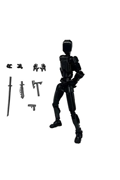 choice2 ألعاب شخصيات لاكي 13 سوداء مقاس واحد، دمى ثلاثية الأبعاد مطبوعة متحرك...