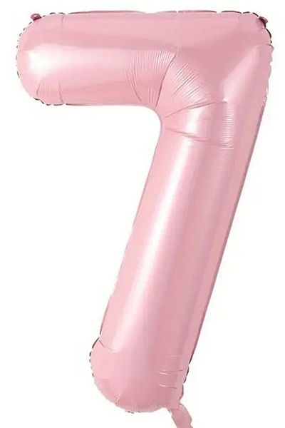 BeySüS Pink 7 Number Foil Balloon 80 cm