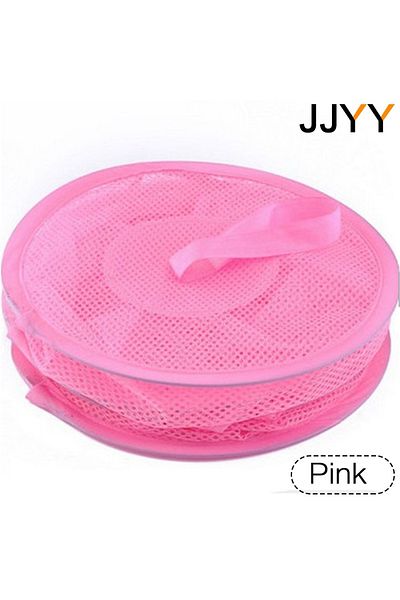 STONEGO Pink JJYY Net Hanging Multi-layer Storage Hanging Cage Cylindrical Storage Hanging Bag Wall Door Clo