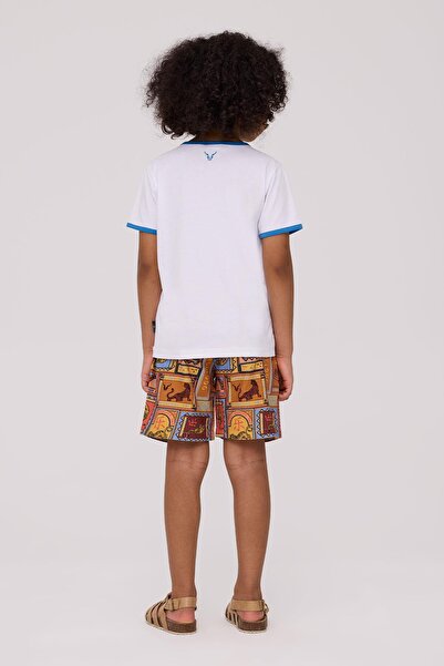 Nebbati BG Store Λευκό μπλουζάκι για αγόρι