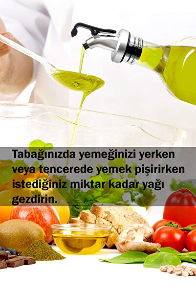 Betora Oil Pot Spout with 2 Non-Spill Caps Bottle Spout Stopper Silicone Oil Vinegar Pouring Apparatus Kitchen Accessory