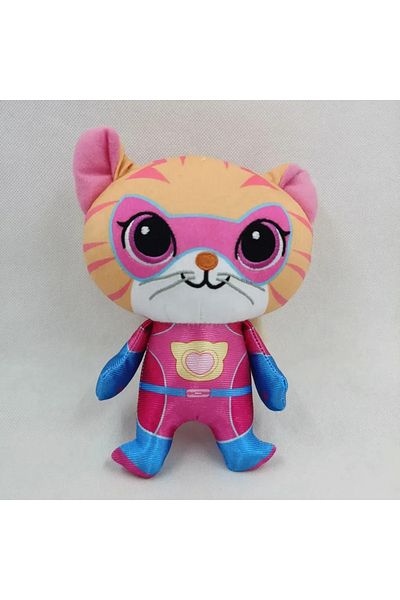 Choice Orange Super Kitties Team Anime Plush Toys Crystal Super Soft Plush Toy Doll Blue Kitten Green Kitte