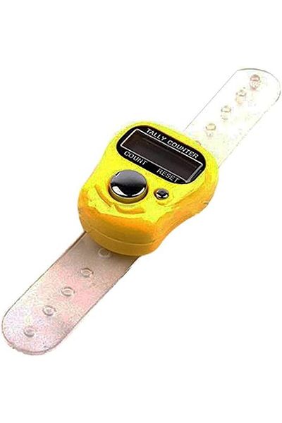 Generic Tasbeeh Tool Tally Counter - Yellow