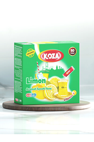 Koza Tek Içimlik Limon Aro. Içecek Tozu (50 STİCK)
