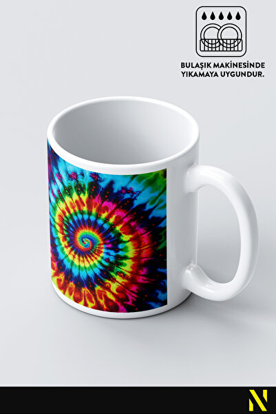 nilizma Batik Patterned Colorful Mug – 330 ml Mug |   Stylish and Durable Design