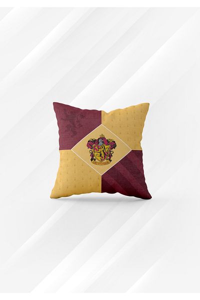 Viadela Harry Potter Gryffindor Themed Throw Pillow Cover - 40X40 cm Gift