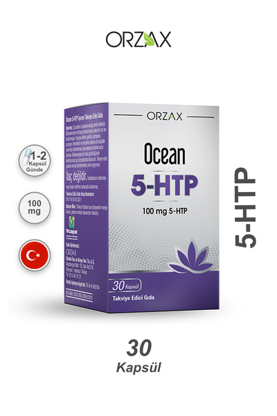 Orzax Ocean 5-HTP Takviye Edici Gıda 30 Kapsül