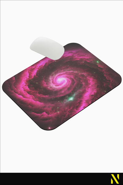 nilizma Mousepad ergonomic colorat cu tematică Galaxy, ideal pentru utilizarea acasă și la birou, cu suprafață anti-alunecare.
