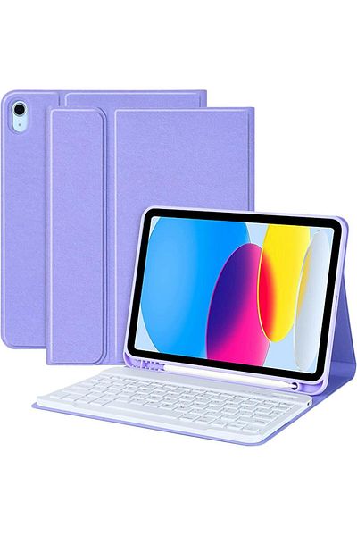 UnDePlus ابل ايباد 8 حافظة جيل 10.2 بوصة مع لوحة مفاتيح لاسلكية Mobax A2270 A2428 A2429 A2430