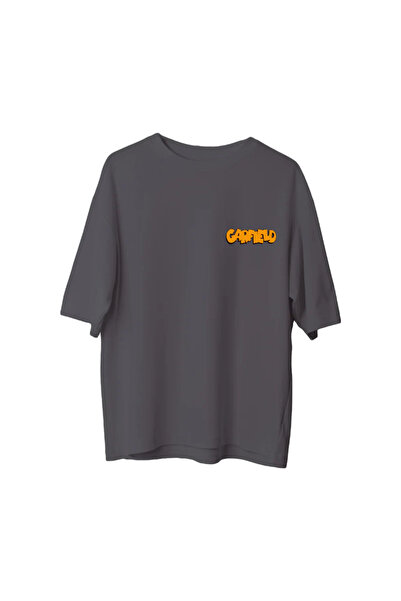 npLStore تي شيرت كبير الحجم مطبوع عليه Garfield للأطفال