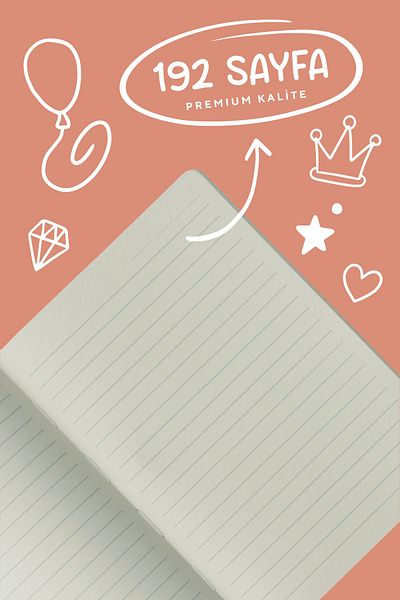 Victoria's Journals Vj Hard Cover Magnet Pocket Notebook 14X20 cm 96 Yp. 80 Gr. Striped