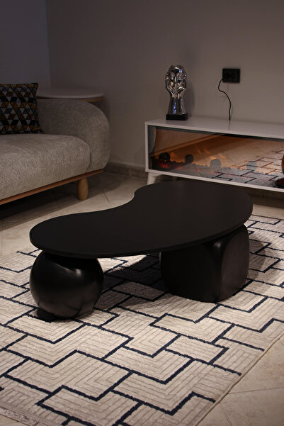 Velura Home & Living Orta Sehpa & Modern Küre Sehpa & Bohem Top Sehpa