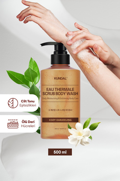 Kundal Peeling Etkili, Tanecikli Vücut Yıkama Jeli Eau Thermale Scrub Body Wa...
