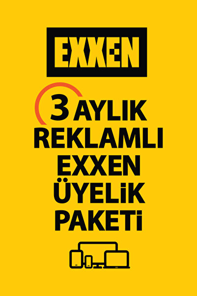 Exxen 3 Aylık Üyelik Kodu Dijital Reklamlı