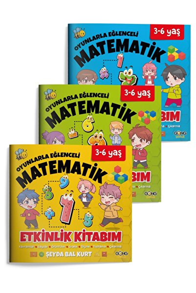 Gong 3-6 Yaş Dev Çocuk Etkinlik 21'li Kitap Seti