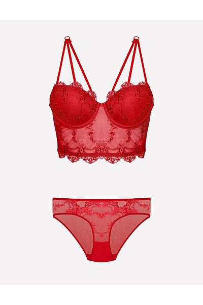 Nurteks Lace Supported Bralet Set – the Meeting of Elegance and Comfort
