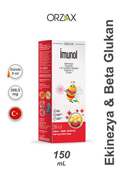 Orzax Beta Glukan Şurup Takviye Edici Gıda 150ml