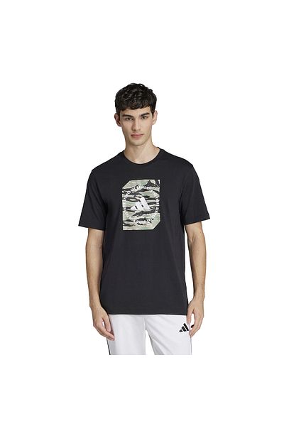 adidas أسود M C CAMO BOX T