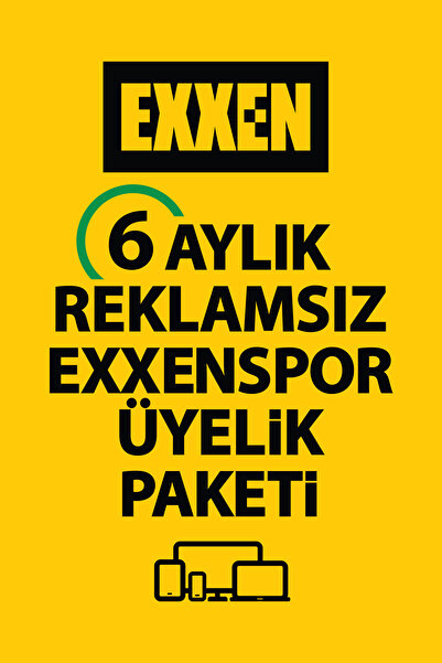 Exxen Exxenspor 6 Aylık Üyelik Kodu - Reklamsız