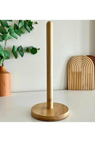 MAVİ TREND Decorative Wooden Paper Towel Holder Napkin Holder Countertop Pape...