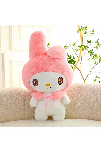 Choice 25cm melody 25/55cm Sanrio Kuromi My Melody Cute Series Kawaii Plush Animal Doll Cartoon Cute Plush