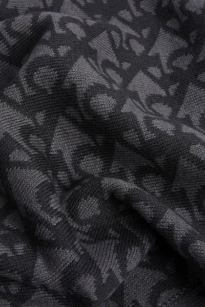 Calvin Klein Čierna šatka AOP SCARF