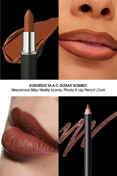 M.A.C Silky Matte Lipstick Lipstick That Provides Moisturizing Effect and Intense Color -Iconic Photo 3.5Gm