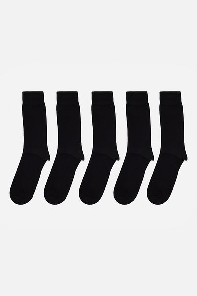 ALTINYILDIZ CLASSICS Schwarze, lange, schlichte Herrensocken