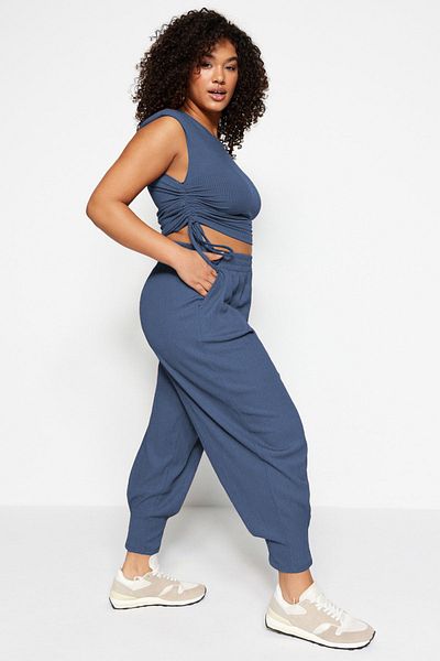 Trendyol Curve Indigo Türkis