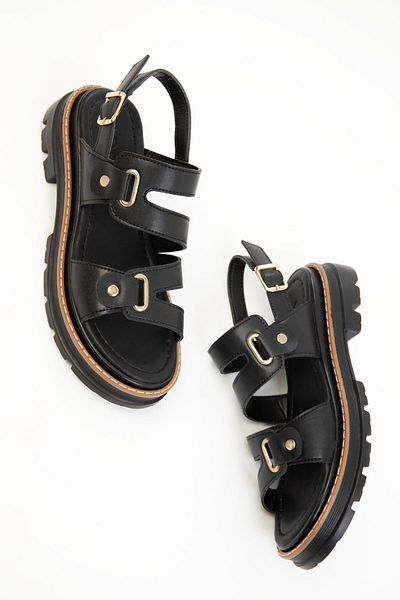 SOHO Women's Black Sandals 20264