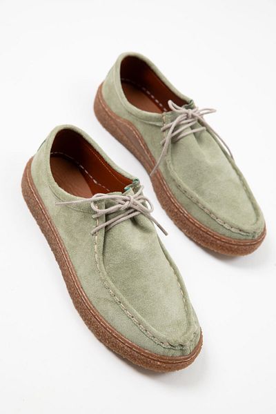 SOHO Mintgrüne Wildleder-Damen-Freizeitschuhe 20261