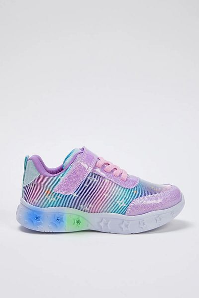 TRENDYOL SHOES Lila glitzernde beleuchtete Sportschuhe für große/kleine Mädchen TAKSS25SN00028