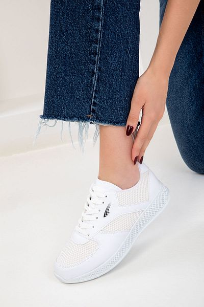 SOHO Weiße Damen Sneakers 17166