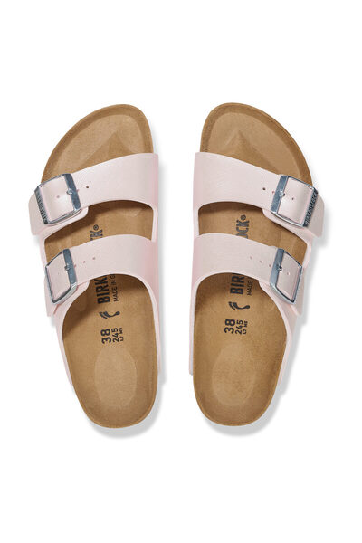 Birkenstock Arizona BF Saffiano Iridescent L.Rose