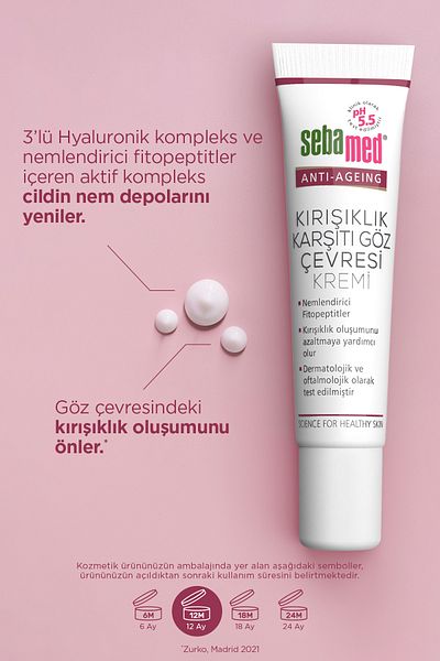Sebamed Wrinkle Filler Anti-Age Wrinkle and Anti-Aging Eye Contour Cream 15ml