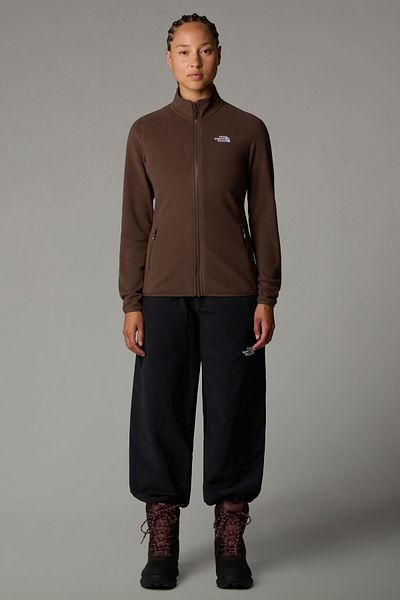 THE NORTH FACE W 100 GLACIER FZ Dámský celopropínací fleece NF0A855O1OI1 Hnědá-L