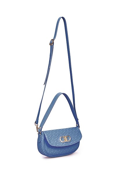 Pierre Cardin Geantă de umăr pentru femei Blue Small Alphabet 05PO25Y1990