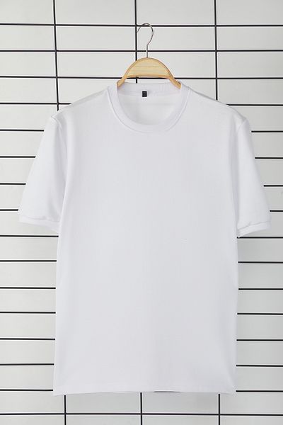 Trendyol Collection Λευκό μπλουζάκι με λεπτή εφαρμογή ώμου - Κανονική εφαρμογή TMNSS25TS00071