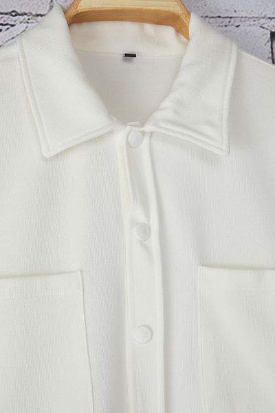 Trendyol Collection Boxy Weißes Hemd – TMNSS25GO00035