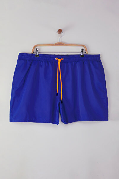 Trendyol Collection Costum de baie Saks Plus Size Standard Fit Pantaloni scurți de baie TMNSS24KD00000