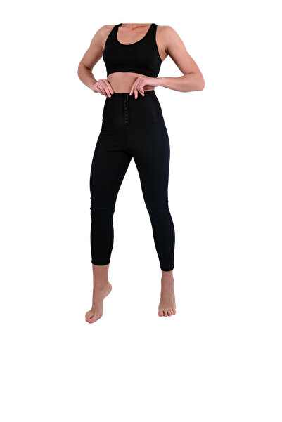 Pera fitol Kadın Sauna-tayt Model Yüksek Bel Agraflı Sauna Termal Tayt