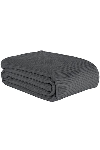 Eponj Home Ecocel Pike 220x230cm Oversize Blanket - Anthracite Karde