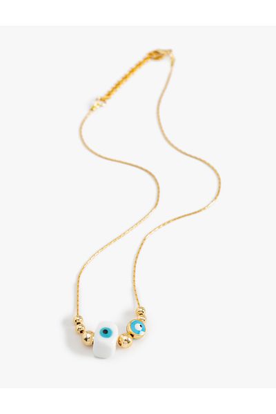 Koton Evil Eye Beaded Necklace